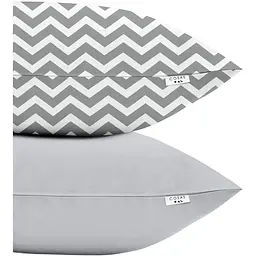 Набір наволочок Cosas Grey Zigzag CS1 50х70 см (SetPillow_ZigzagGrey_Grey_50х70)