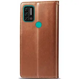 Шкіряний чохол-книжка GETMAN Gallant (PU) для Umidigi A9 Коричневий - мініатюра 4