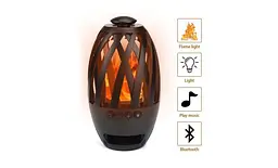 Портативна колонка SUNROZ Flame Atmosphere BTS-596 LED Black - мініатюра 4