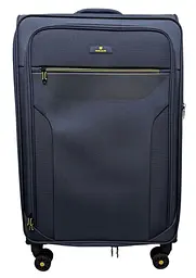 Валіза велика Worldline Airtex 616 жаккард-поліестер L Темно-синій - мініатюра 2