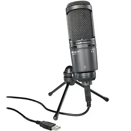 Мікрофон студійний Audio-Technica AT2020 USB+
