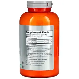 Амінокислота Now Sports Arginine &amp;amp; Citrulline 340 г - мініатюра 2