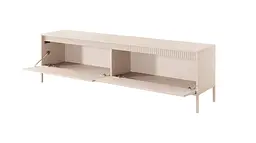 Тумба під телевізор Perfect Home Сенсо / Senso 2-дверна 2D/187 Беж (PFH-091110) - мініатюра 6