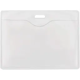 Бейдж Optima горизонтальний PVC, 95х58 мм (O45605)
