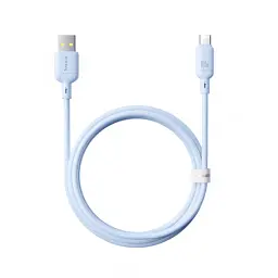 Кабель Baseus Silky Series Cable USB to Type-C 100W 1m P10377703313-00 Blue - мініатюра 3