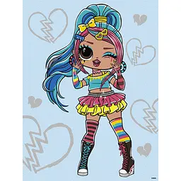 Картина за номерами "L.O.L. Surprise! Tweens Emma Emo" Ідейка KHO6278, 30х40 см