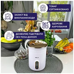 Ланч-бокс Neor для підігріву та приготування їжі 0,6 л (HEAT 06L50 WT) - мініатюра 4