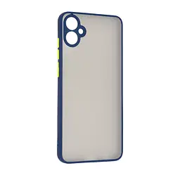 Чехол-накладка для Samsung Galaxy A05 (A055), Frosted Matte, синий, противоударный чехол с защитой всего корпуса, термополиуретан TPU + поликарбонат PC, ArmorStandart (ARM71797)