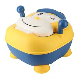 Дитячий горщик Мавпа Babyhood BH205 Жовто-синій М'ЯКИЙ