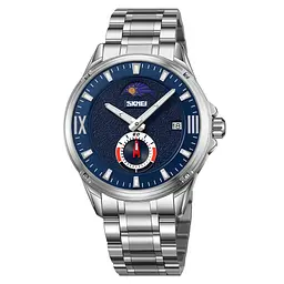 Наручний годинник чоловічий 9326SIBU Silver-Blue Skmei acs0030909