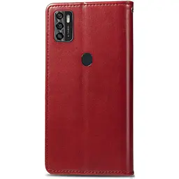 Шкіряний чохол-книжка Getman Gallant (PU) для ZTE Blade A7s (2020) Червоний - мініатюра 2