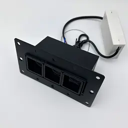 Вбудований світильник Skarlat RSL74145 3x2W BK 4000K - мініатюра 4