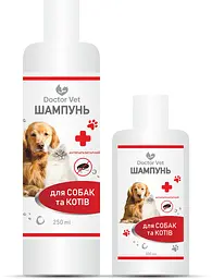 Шампунь антипаразитарний для собак та котів Doctor Vet 100 мл - мініатюра 2