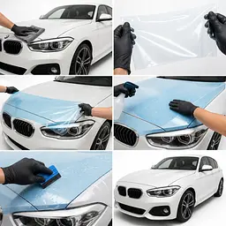 Антигравійна захисна бронеплівка за лекалами для BMW 1 Series F20 facelift 2015-2019 - повний кузов - мініатюра 2