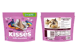Шоколадні цукерки Hershey's Milk Chocolate Tie Dye Kisses 298 г - мініатюра 4