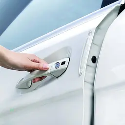 Захисна накладка для авто Baseus Streamlined car door bumper strip білий (CRFZT-02) - мініатюра 3