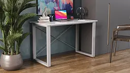 Письмовий стіл Ferrum-decor Драйв 750x1400x600 Сірий метал ДСП Бетон 16 мм (FRD-103142) - мініатюра 2