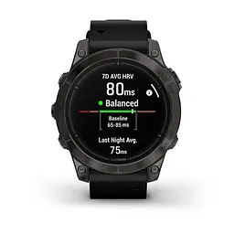 Смарт-годинник Garmin Epix Pro 2 Sapphire 47 mm Carbon G. DLC Tit. with B. Leather Band (010-02803-30) - мініатюра 2