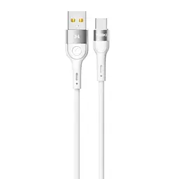 Кабель для заряджання та обміну даними USB Yoki YK-EX11 EXTRA Series USB/Type C 60W 3A/20V 0.25 m White