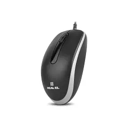 Мишка REAL-EL RM-215 USB Black/Gray (EL123200037) - мініатюра 8