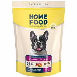 Гіпоалергенний сухий корм для собак Home Food Adult Mini/Medium малих та середніх порід з телятиною, овочами та духмяними травами 700 г