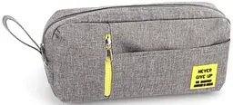 Пенал м'який Bourgeois 21x10x6 см 1 відділення KJ4093 Grey