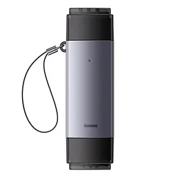 Карт рiдер Baseus Lite Series USB-A & Type-C to SD/TF Card Reader 2-in-1 зчитувач карт пам'яті WKQX060113 - мініатюра 2