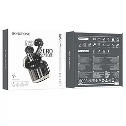 Bluetooth Стерео Гарнітура Borofone BW23 Чорний - мініатюра 5