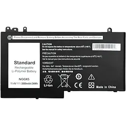 Акумулятор PowerPlant для ноутбуків DELL Latitude 12 Series (NGGX5) 11.4V 3000mAh (NB441235)