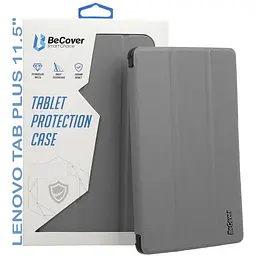 Чохол-книжка BeCover Smart Case для Lenovo Tab Plus 11.5" Gray (711841) - мініатюра 5