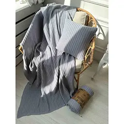 Плед Прованс COTTON сірий 120 х 200 см (039529) - мініатюра 9