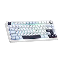 Клавіатура Aula F75 Pink Switch USB UA White (6978080504883) - мініатюра 2