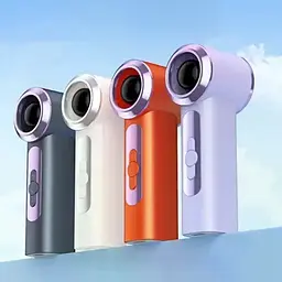 Портативний ручний акумуляторний вентилятор T-238 з USB-зарядкою • Міні вентилятор для дому, офісу, прогулянок і поїздок - мініатюра 5