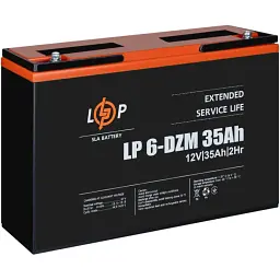 Акумулятор LogicPower AGM 6-DZM 12V (12V/35Ah/420Wh) (9335) [109288] - мініатюра 3