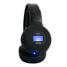 Бездротові навушники з мікрофоном "Digital wireless headphone N65BT" Чорні, накладні навушники блютуз (ST) - мініатюра 2