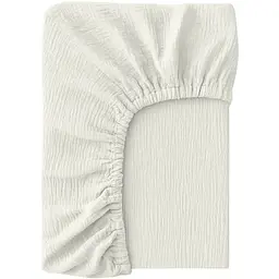 Простирадло на резинці муслін Cosas Vanillacream 200х200х20 см (02Muslin_VanillaCream_200x200x20)