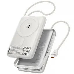 Портативне ЗП Power Bank Q43 Clever PD20W з БЗП+iWatch Type-C 10000 mAh Silver Hoco teh0029392