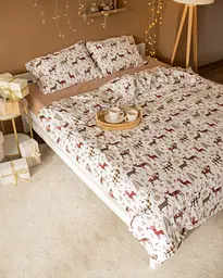 Постельное белье двуспальное Dushka Home Байка 21454 180х215 см