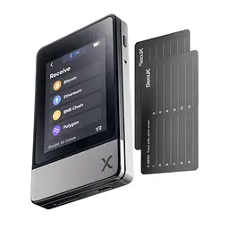 Апаратний гаманець SecuX Neo-X Premium Metallic Edition з двома мнемонічними пластинами, Bluetooth та USB-C — Чорний - мініатюра 2
