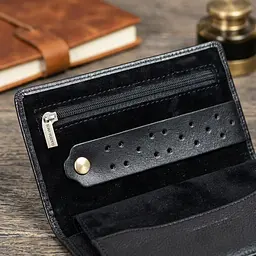 Чохол для коштовностей Tony Perotti натуральна шкіра Italico 1286 nero (90428) Чорний - мініатюра 4