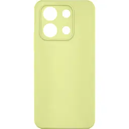 Чохол Silicone Cover Ummi Lakshmi Full Camera (AA) для Xiaomi Redmi Note 13 4G Жовтий / Mellow Yellow