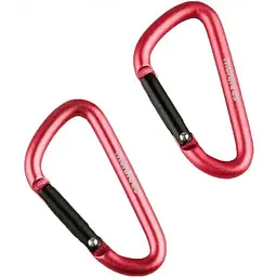 Брелок-карабін Munkees 3206 D 6х60 мм пара Red (1012-3206-RD)