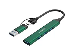 USB-хаб Canyon DS-02 Green (CNS-TDS02GR)