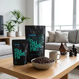Кава в зернах NewTea Sumatra, 1 кг - мініатюра 3