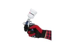 Пневматичний фарбопульт HVLP Intertool 125 мл x 1.0 мм верхній бак - мініатюра 6