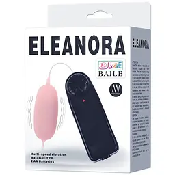 Віброяйце Baile Eleanora Cyber Vibrating Egg Flesh з пультом дистанційного керування, 9.3 см - мініатюра 6