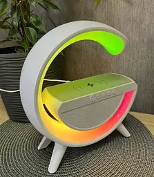 Бездротова портативна колонка з підсвічуванням Bluetooth 5.2, Wireless Charging, акумулятор, TF Card, USB Type-C - мініатюра 7