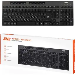 Клавіатура 2E KS280 Wireless/Bluetooth Black-Gray (2E-KS280WBGR_UA) - мініатюра 10