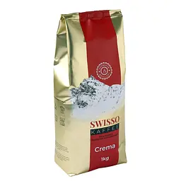 Кава Swisso Kaffee Crema в зернах 1 кг - мініатюра 2
