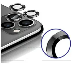 Захисне скло на камеру DK Lens Metal Ring Eagle Eye для Apple iPhone 11 Pro 015724 black - мініатюра 2